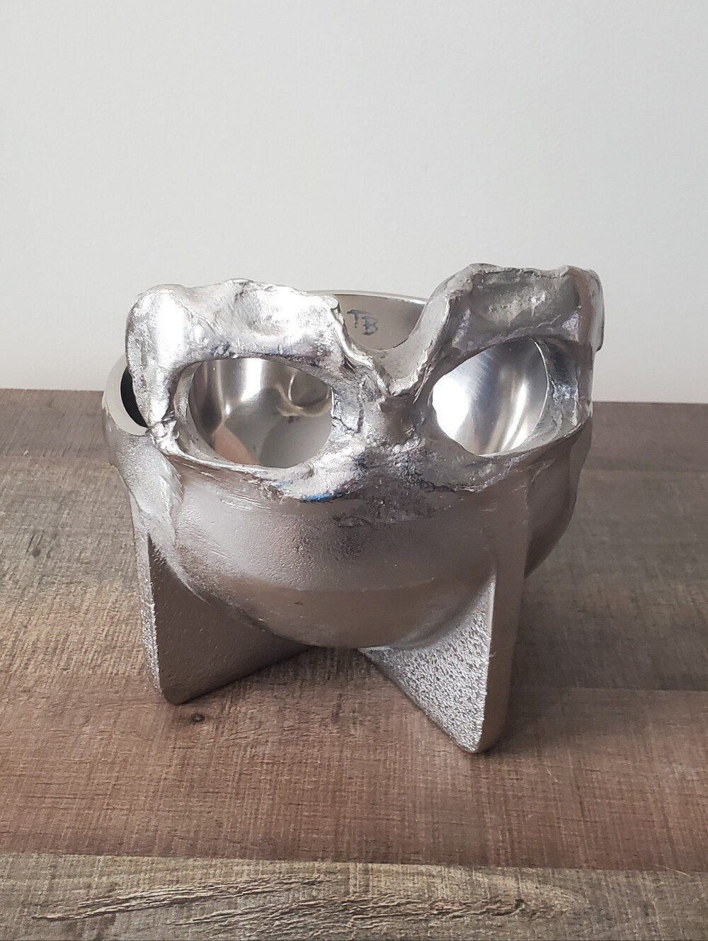 Buster + Punch Travis Barker Brass Skull Decorative Bowl